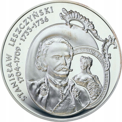 10 złotych 2003 S. Leszczyński popiersie - SREBRO