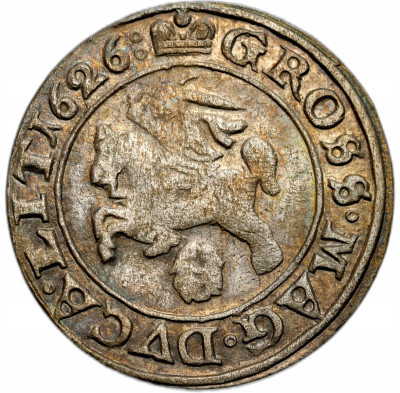 Zygmunt III Waza. Grosz 1626, Wilno – RZADSZY R4