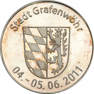 Niemcy. Medal 650 lecie miasta Grafenwöhr – SREBRO