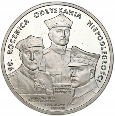 20 złotych 2008 90 rocznica Niepodległości – SREBRO