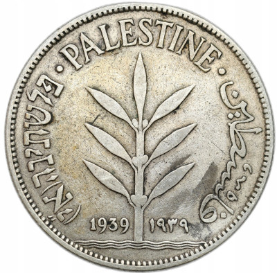 Palestyna. 100 mils 1939