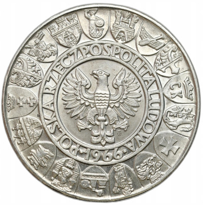 100 złotych 1966 Mieszko i Dąbrówka – PIĘKNE