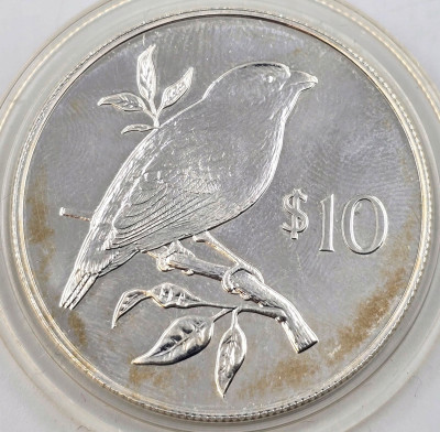 Fidżi. 10 dolarów 1978, Ochrona przyrody – SREBRO