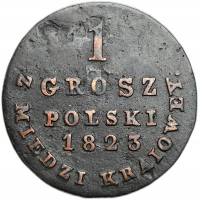 Polska XIX w./Rosja, Alexander I. Grosz z miedzi kraiowey 1823