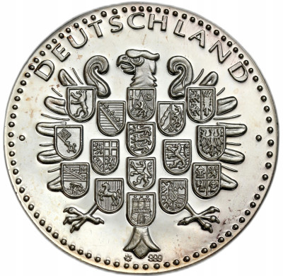 Niemcy. Medal 1963 Konrad Adenauer – SREBRO