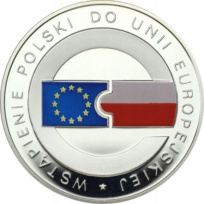 10 złotych 2004 wstąpienie do Unii Europejskiej – SREBRO