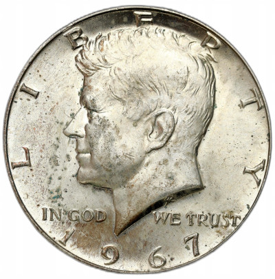 USA - 1/2 dolara 1967 Kennedy - SREBRO