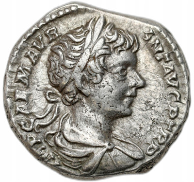 Cesarstwo Rzymskie, Karakalla (198–217), denar 198, Rzym