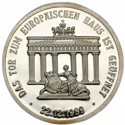 Niemcy. Medal 1989 – SREBRO