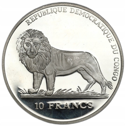 Kongo. KRD 10 franków 2006