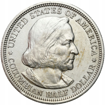 USA. 1/2 dolara (50 centów) 1892 Columbian Exposition