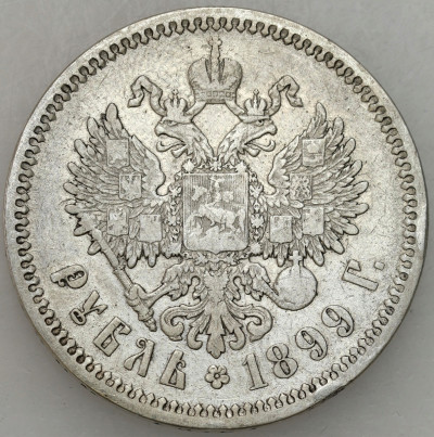 Rosja. Mikołaj II. Rubel 1899 EB, Petersburg