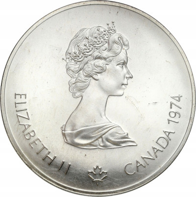 Kanada. 5 dolarów 1974 Canoe – SREBRO