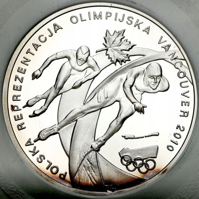10 złotych 2010 Reprezentacja Olimpijska Vancouver – SREBRO