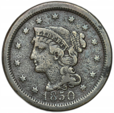 USA. 1 cent 1850