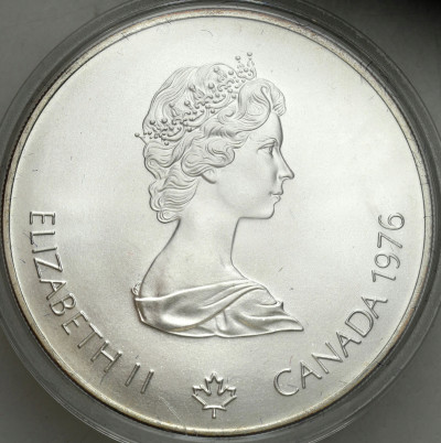 Kanada. 5 dolarów 1976 Znicz olimpijski – SREBRO