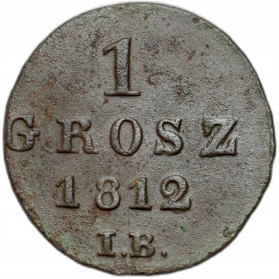 Księstwo Warszawskie. Grosz 1812 IB, Warszawa