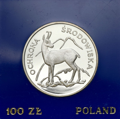 100 złotych 1979 Kozica – SREBRO