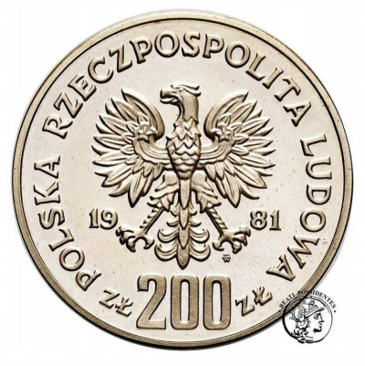 200 złotych 1981 Bolesław II Śmiały - SREBRO