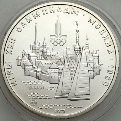 Rosja, ZSRR. 5 rubli 1977 Tallin – SREBRO