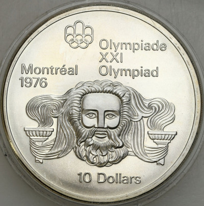 Kanada. 10 dolarów 1974 Zeus – SREBRO