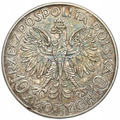 II RP - 10 złotych 1933 Jan II Sobieski - SREBRO