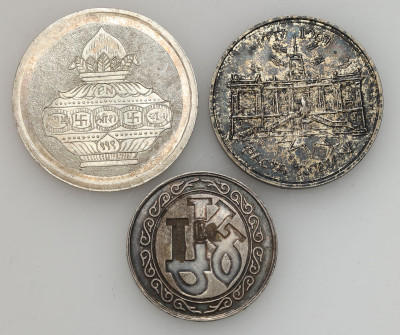 Medale, zestaw 3 sztuk – SREBRO