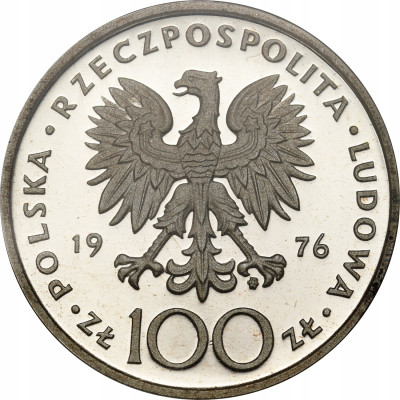 100 złotych 1976 Tadeusz Kościuszko PCG PR69 – SREBRO