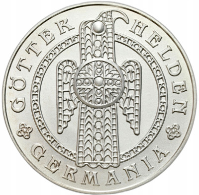 Niemcy. Medal z serii Bogowie Bohaterowie Niemcy – SREBRO