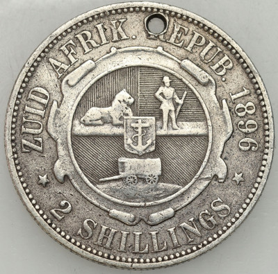 Republika Południowoafrykańska. 2 szylingi 1896 – SREBRO
