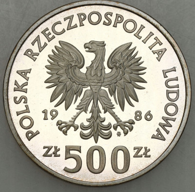 500 złotych 1986 - Łokietek – SREBRO