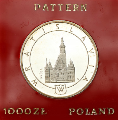 PRÓBA srebro 1.000 złotych 1987 Vratislavia