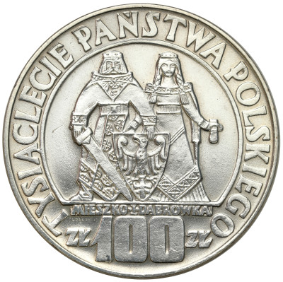 PRL. 100 złotych 1966 Mieszko i Dąbrówka