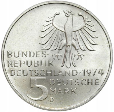 Niemcy, 5 marek 1974 D, Immanuel Kant – SREBRO