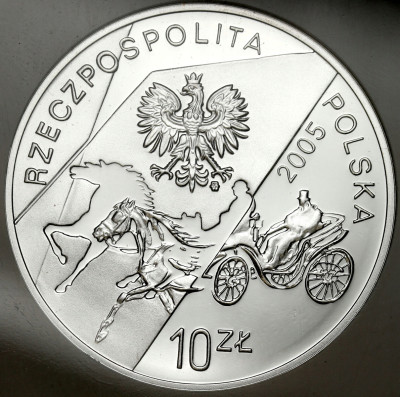 10 złotych 2005 Ildefons Gałczyński, GCN PR70 – SREBRO