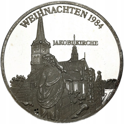 Niemcy. Medal 1984 - Boże Narodzenie - SREBRO