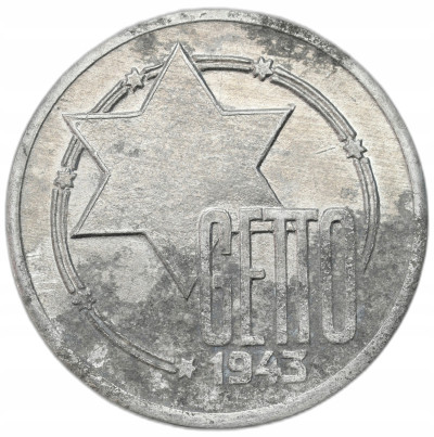 Getto Łódź - 10 Marek 1943 aluminium
