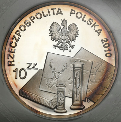 10 złotych 2010 Benedykt Dybowski - SREBRO