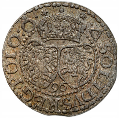 Zygmunt III Waza. Szeląg 1596, Malbork – ŁADNY