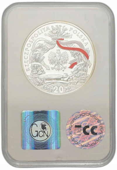 20 złotych 2004 Dożynki GCN PR70 – SREBRO