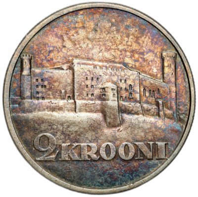 Estonia. 2 korony 1930, Zamek Toompea