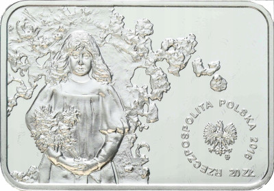 III RP. 20 złotych 2016 Olga Boznańska - SREBRO