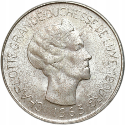 Luksemburg. 100 franków 1963 – SREBRO