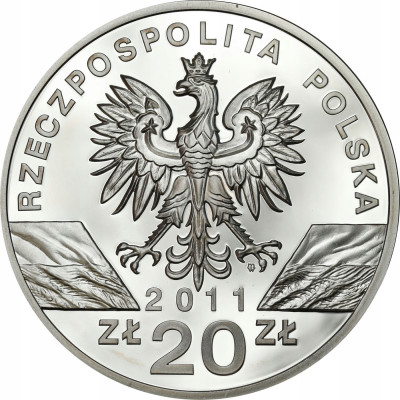 20 złotych 2011 Borsuk - SREBRO