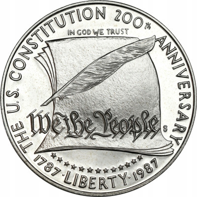USA. 1 dolar 1987 Konstytucja – SREBRO