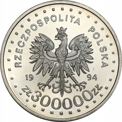 300.000 złotych 1994 Rocznica Powstania Warszawskiego – UNCJA SREBRA