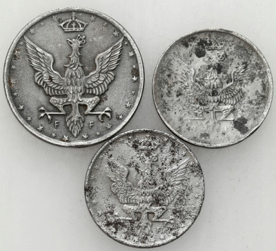 Polska. Zestaw Fenigów 1917-1918 – 3 szt
