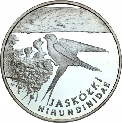 III RP. 300.000 złotych 1993 Jaskółki – UNCJA SREBRA