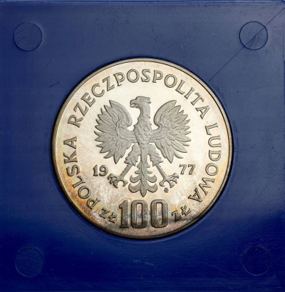 100 złotych 1977 Wawel - Zamek Królewski, SREBRO