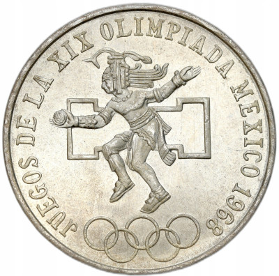 Meksyk - 25 peso 1968 - Igrzyska XIX Olimpiady, Meksyk 1968 – SREBRO